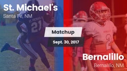 Matchup: St. Michael's vs. Bernalillo  2017