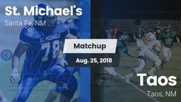 Matchup: St. Michael's vs. Taos  2018