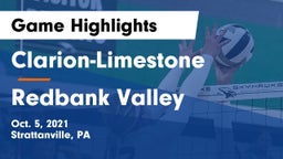 Clarion-Limestone  vs Redbank Valley Game Highlights - Oct. 5, 2021