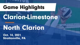 Clarion-Limestone  vs North Clarion Game Highlights - Oct. 14, 2021