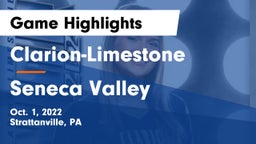 Clarion-Limestone  vs Seneca Valley  Game Highlights - Oct. 1, 2022