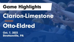 Clarion-Limestone  vs Otto-Eldred  Game Highlights - Oct. 7, 2023