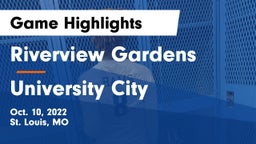 Riverview Gardens  vs University City  Game Highlights - Oct. 10, 2022