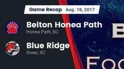 Recap: Belton Honea Path  vs. Blue Ridge  2017