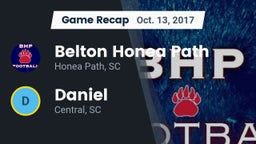 Recap: Belton Honea Path  vs. Daniel  2017