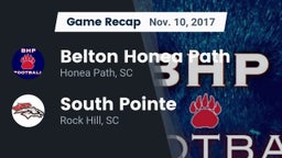 Recap: Belton Honea Path  vs. South Pointe  2017