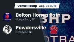 Recap: Belton Honea Path  vs. Powdersville  2018