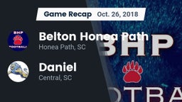 Recap: Belton Honea Path  vs. Daniel  2018