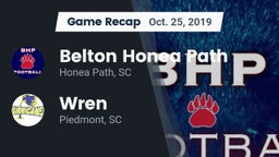 Recap: Belton Honea Path  vs. Wren  2019