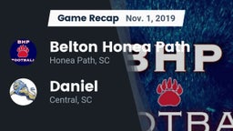 Recap: Belton Honea Path  vs. Daniel  2019