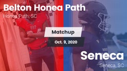 Matchup: Belton Honea Path vs. Seneca  2020