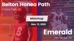 Matchup: Belton Honea Path vs. Emerald  2020