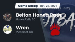 Recap: Belton Honea Path  vs. Wren  2021