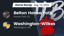 Recap: Belton Honea Path  vs. Washington-Wilkes  2022