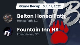Recap: Belton Honea Path  vs.  Fountain Inn HS 2022