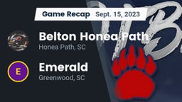 Recap: Belton Honea Path  vs. Emerald  2023