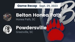 Recap: Belton Honea Path  vs. Powdersville  2023