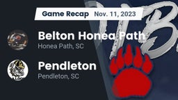 Recap: Belton Honea Path  vs. Pendleton  2023