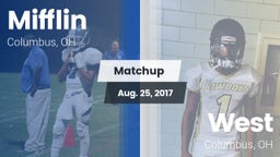 Matchup: Mifflin vs. West  2017