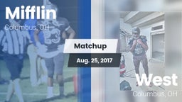 Matchup: Mifflin vs. West  2017