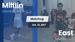 Matchup: Mifflin vs. East  2017