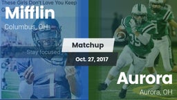 Matchup: Mifflin vs. Aurora  2017