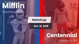 Matchup: Mifflin vs. Centennial  2018