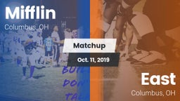 Matchup: Mifflin vs. East  2019