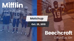 Matchup: Mifflin vs. Beechcroft  2019