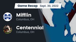 Recap: Mifflin  vs. Centennial  2022