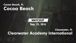 Matchup: Cocoa Beach vs. Clearwater Academy International  2016