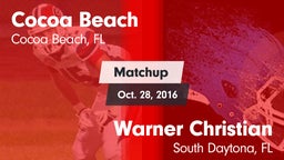 Matchup: Cocoa Beach vs. Warner Christian  2016