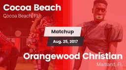 Matchup: Cocoa Beach vs. Orangewood Christian  2017