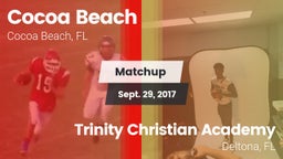 Matchup: Cocoa Beach vs. Trinity Christian Academy  2017