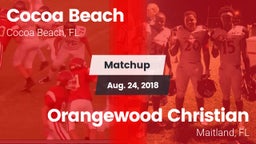 Matchup: Cocoa Beach vs. Orangewood Christian  2018