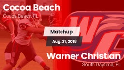 Matchup: Cocoa Beach vs. Warner Christian  2018