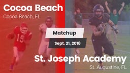 Matchup: Cocoa Beach vs. St. Joseph Academy  2018
