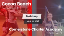 Matchup: Cocoa Beach vs. Cornerstone Charter Academy 2018