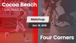 Matchup: Cocoa Beach vs. Four Corners 2018
