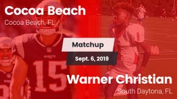 Matchup: Cocoa Beach vs. Warner Christian  2019