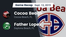 Recap: Cocoa Beach  vs. Father Lopez  2019