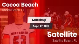 Matchup: Cocoa Beach vs. Satellite  2019
