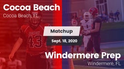 Matchup: Cocoa Beach vs. Windermere Prep  2020