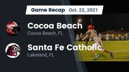 Recap: Cocoa Beach  vs. Santa Fe Catholic  2021