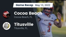 Recap: Cocoa Beach  vs. Titusville  2022