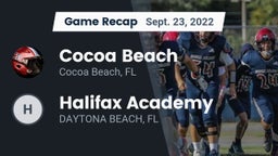 Recap: Cocoa Beach  vs. Halifax Academy  2022