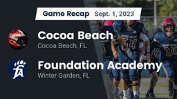 Recap: Cocoa Beach  vs. Foundation Academy  2023