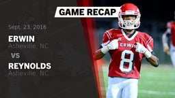 Recap: Erwin  vs. Reynolds  2016