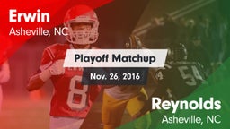 Matchup: Erwin vs. Reynolds  2016