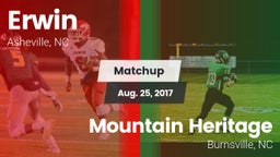Matchup: Erwin vs. Mountain Heritage  2017